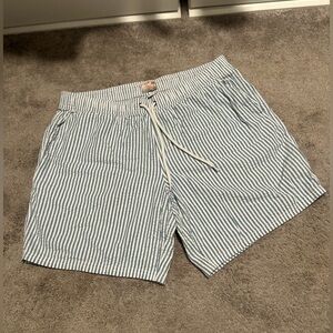 J. Crew Men’s Swim Trunks nautical stripe
